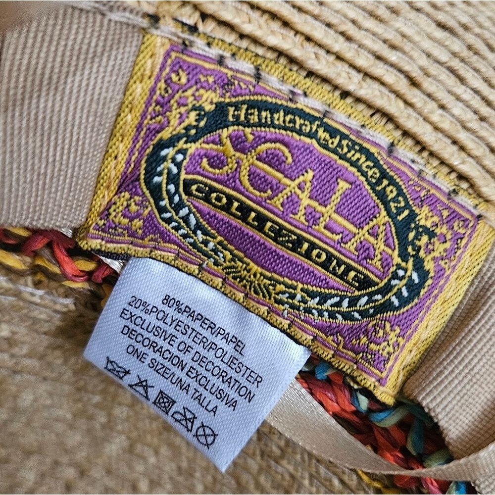 Scala Collection Natural Multi Braid Straw Safari… - image 5